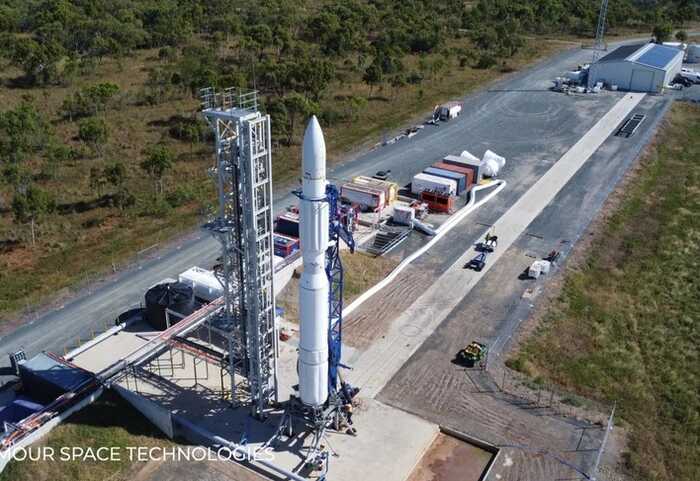 Перший політ австралійської ракети Eris-1 тривав 14 секунд і завершився вибухом